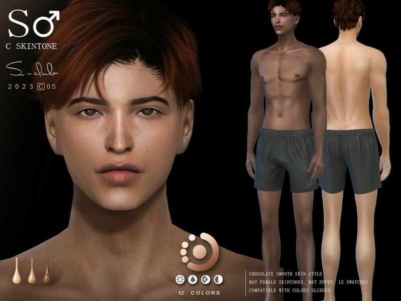 “Nature Male Skintones By S-Club For Sims 4” 1 “Nature Male Skintones By S-Club For Sims 4” Sims 4 CC