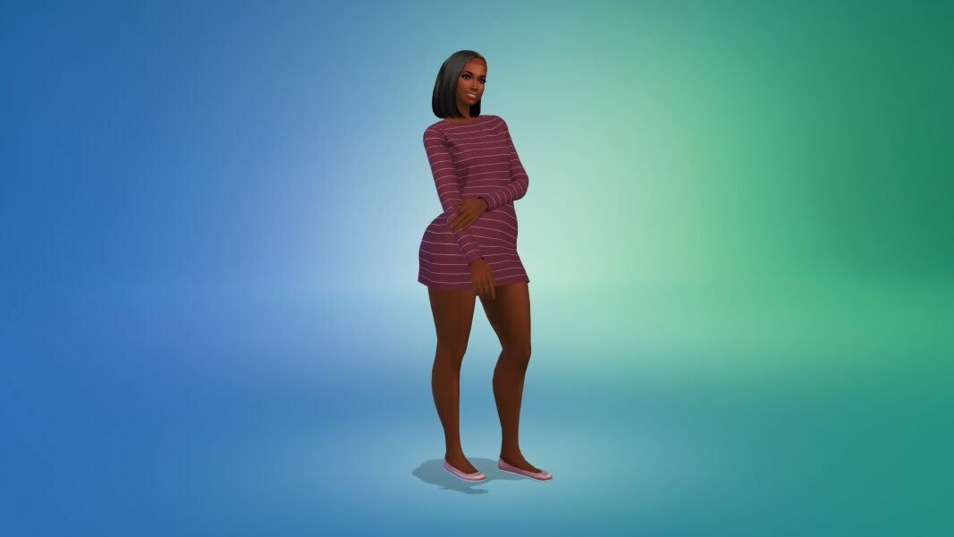 Nicole Irving & “THE FIT ONE” Body Preset By VTK 7 sims 4 cc nicole irving the fit one body preset by vtk 6