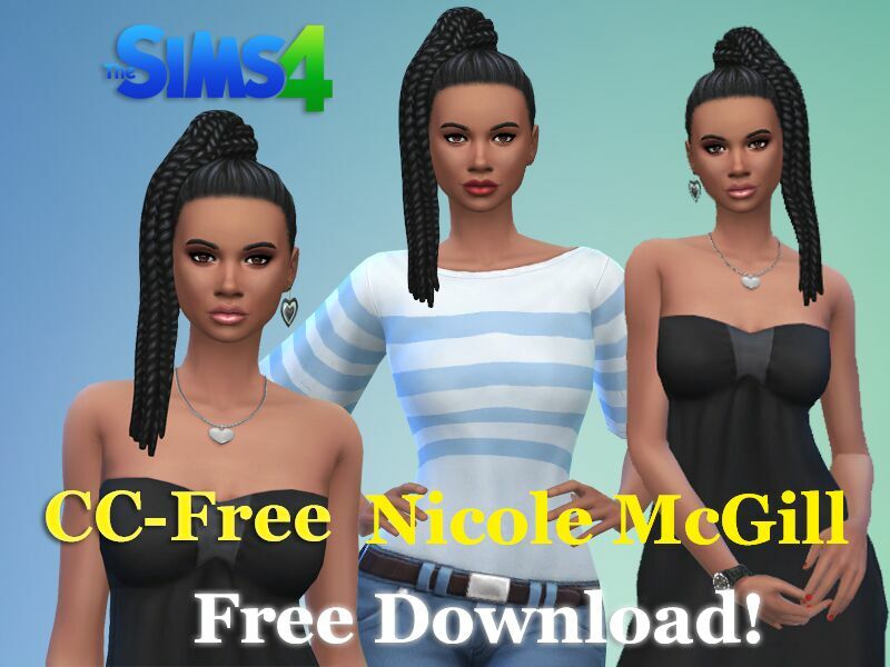Nicole Mcgill NO CC – Free SIM Download By VTK 1 Nicole Mcgill NO CC – Free SIM Download By VTK Sims 4 CC