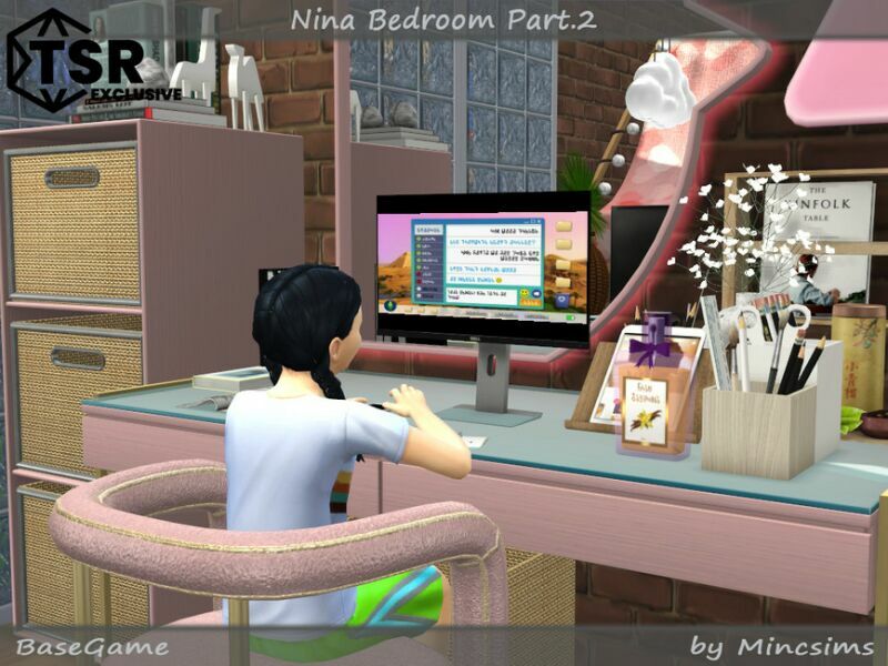 sims 4 cc nina bedroom part 2 by mincsims 2