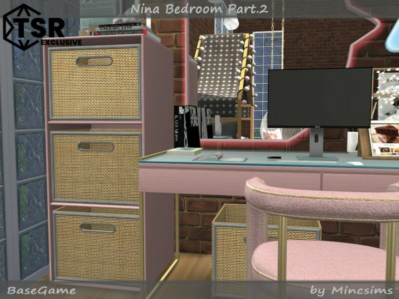 sims 4 cc nina bedroom part 2 by mincsims 3