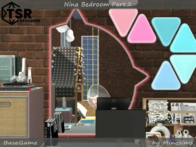 sims 4 cc nina bedroom part 2 by mincsims 4