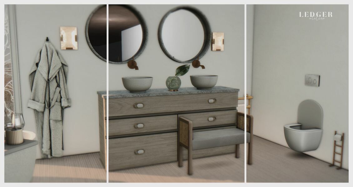 Nordheim Bathroom SET 3 sims 4 cc nordheim bathroom set 4