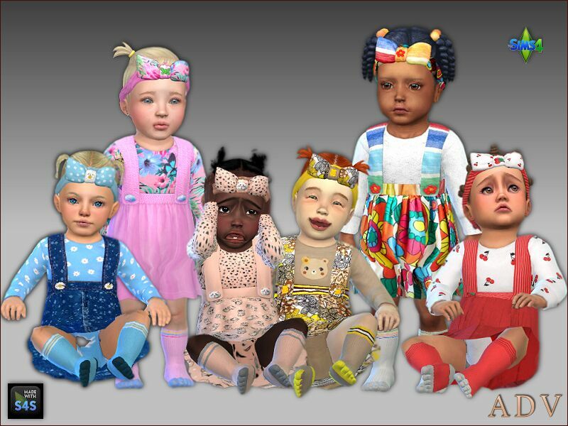 Outfits For Infant Girls 1 Outfits For Infant Girls Sims 4 CC