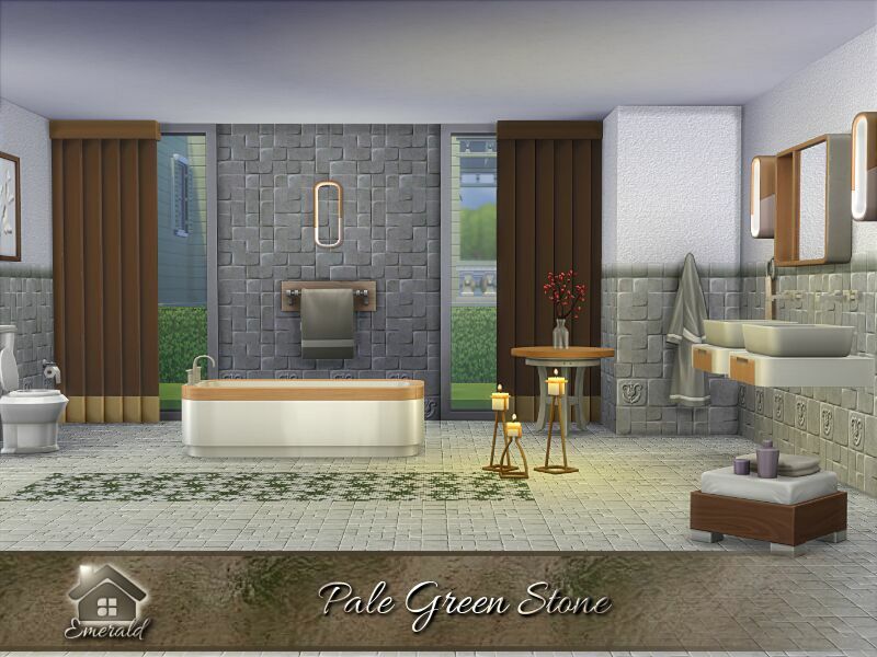 Pale Green Stone By Emerald 2 sims 4 cc pale green stone by emerald 2
