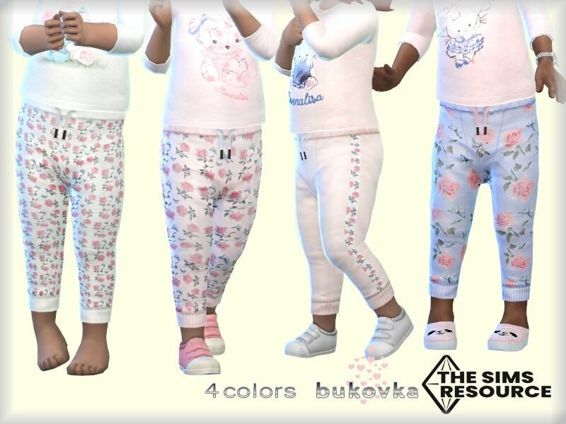 Pants Toddler F By Bukovka 1 Pants Toddler F By Bukovka Sims 4 CC