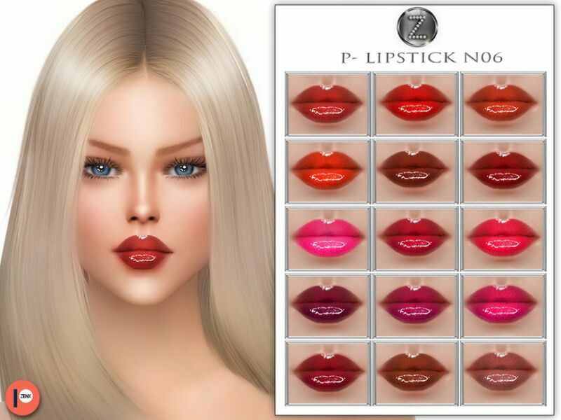 Patreon – (Early Access) Lipstick N06 By Zenx 1 Patreon – (Early Access) Lipstick N06 By Zenx Sims 4 CC