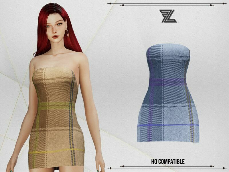 Penny Wool Dress By Forlima 1 Penny Wool Dress By Forlima Sims 4 CC