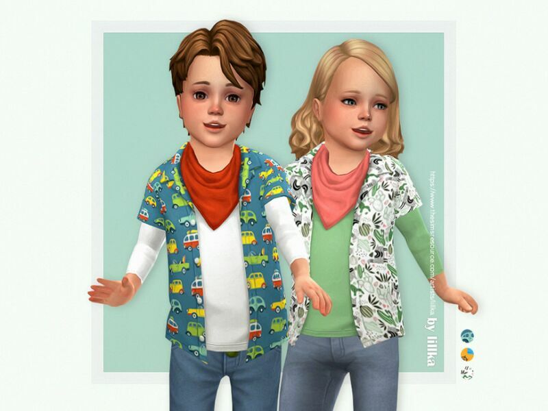 Pepe Toddler TOP By Lillka 1 Pepe Toddler TOP By Lillka Sims 4 CC