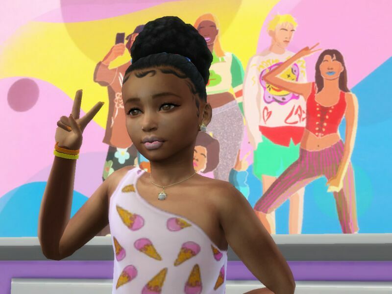 Poofy Puffy Hair ~ Base Compatible By Drteekaycee 2 sims 4 cc poofy puffy hair base compatible by drteekaycee 3