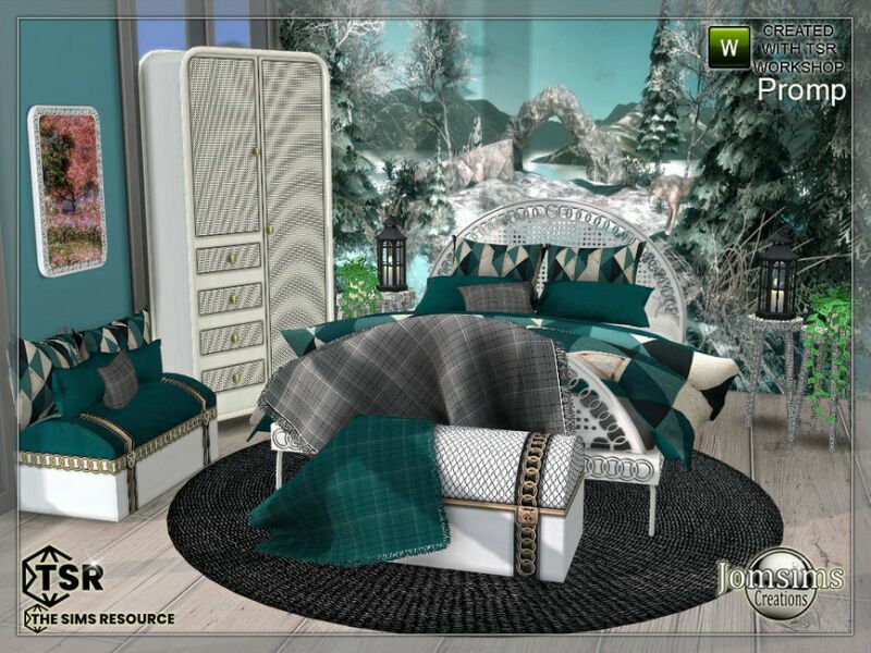 Promp Bedroom By Jomsims 1 Promp Bedroom By Jomsims Sims 4 CC