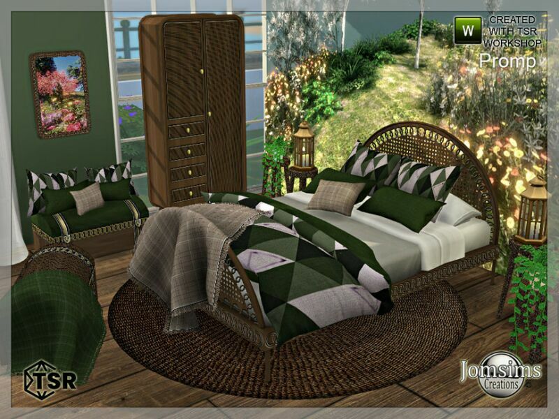 Promp Bedroom By Jomsims 6 sims 4 cc promp bedroom by jomsims 3