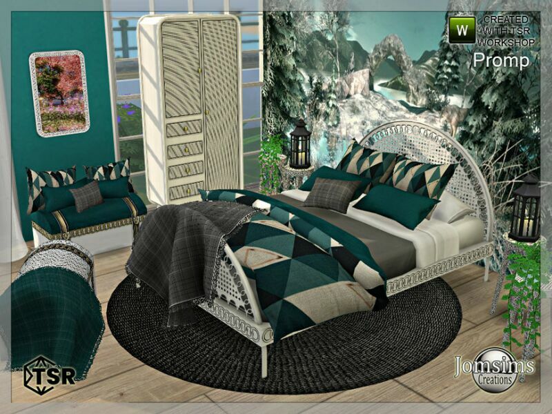 Promp Bedroom By Jomsims 4 sims 4 cc promp bedroom by jomsims 5