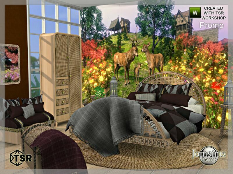 Promp Bedroom By Jomsims 3 sims 4 cc promp bedroom by jomsims 7