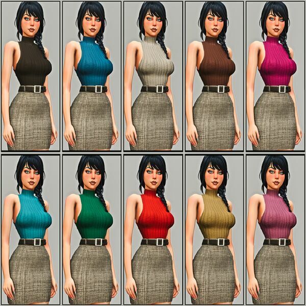Rachel Office Formal Wear 2 sims 4 cc rachel office formal wear 7