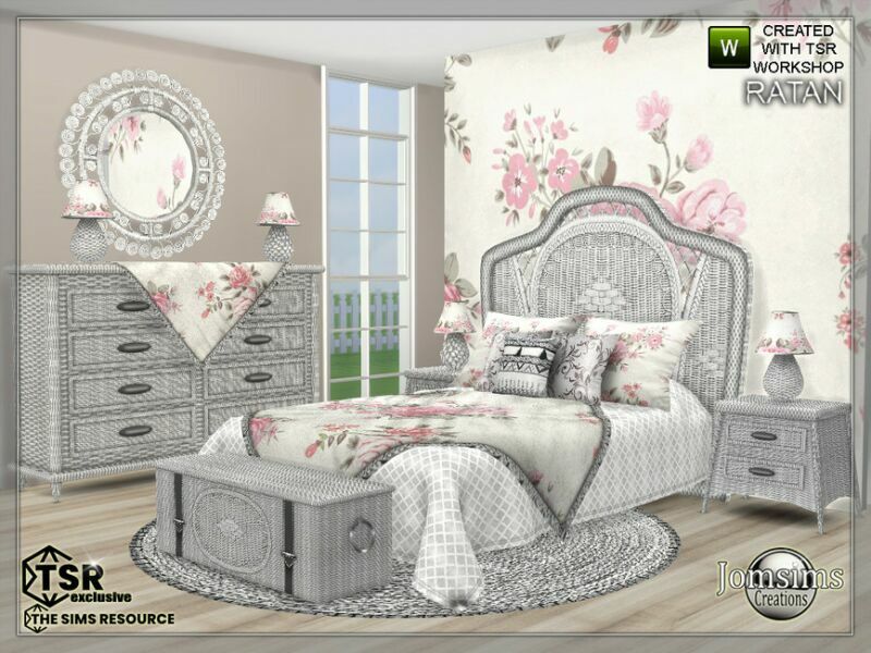 Ratan Bedroom By Jomsims 6 sims 4 cc ratan bedroom by jomsims 3