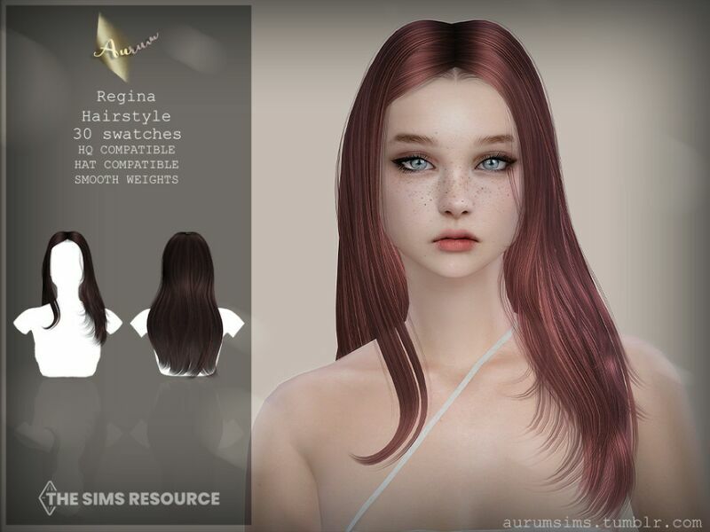 Regina Hairstyle By Aurummusik 1 Regina Hairstyle By Aurummusik Sims 4 CC