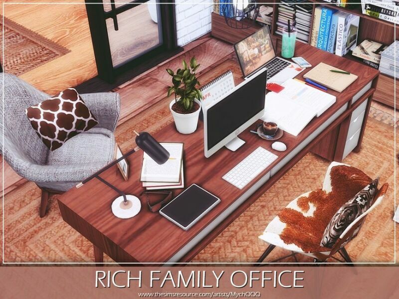 Rich Family Office By Mychqqq 6 sims 4 cc rich family office by mychqqq 2