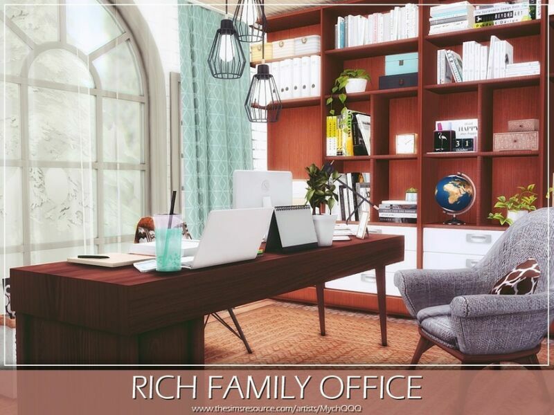Rich Family Office By Mychqqq 3 sims 4 cc rich family office by mychqqq 5
