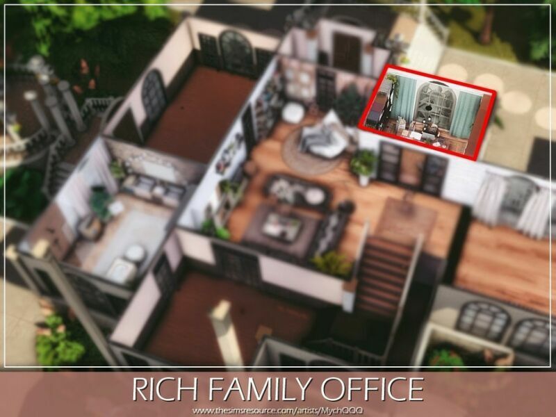 Rich Family Office By Mychqqq 2 sims 4 cc rich family office by mychqqq 6