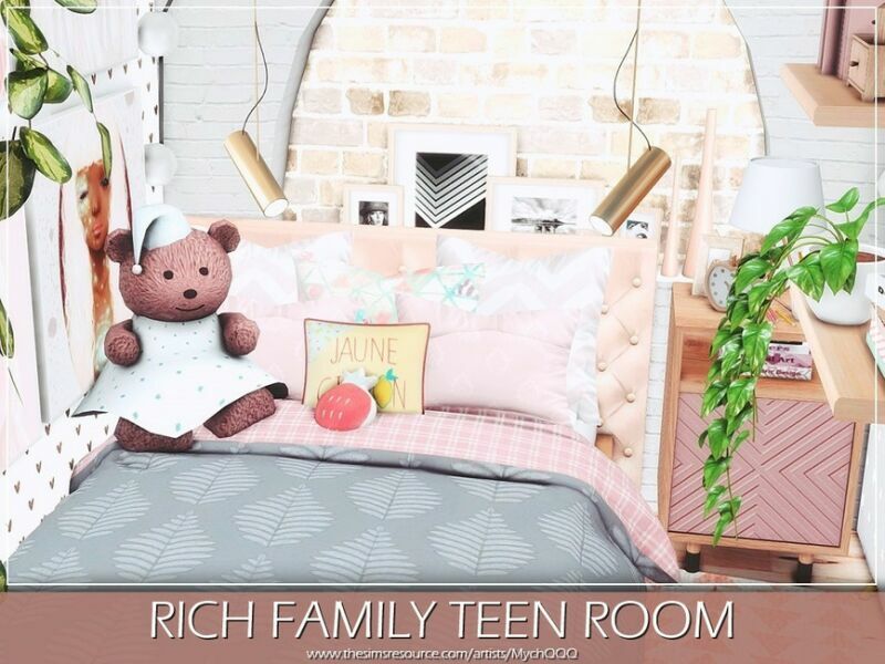Rich Family Teen Room By Mychqqq 7 sims 4 cc rich family teen room by mychqqq 2