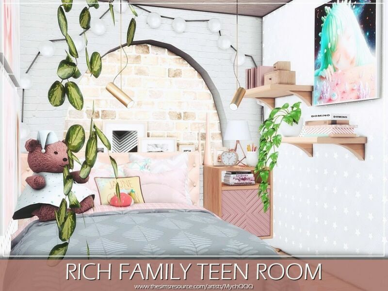 Rich Family Teen Room By Mychqqq 6 sims 4 cc rich family teen room by mychqqq 3