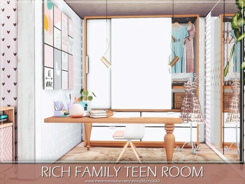 Rich Family Teen Room By Mychqqq 5 sims 4 cc rich family teen room by mychqqq 4