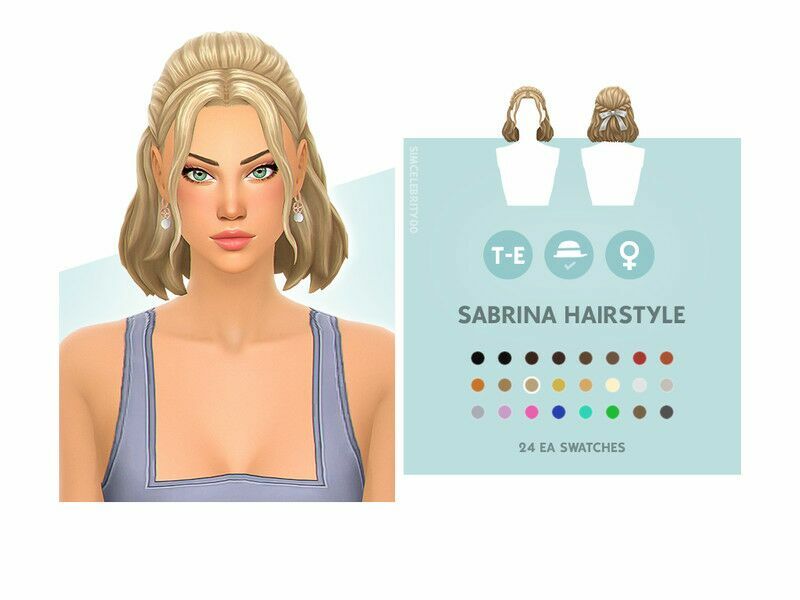 ‘Sabrina Hairstyle / Female’ 1 ‘Sabrina Hairstyle / Female’ Sims 4 CC