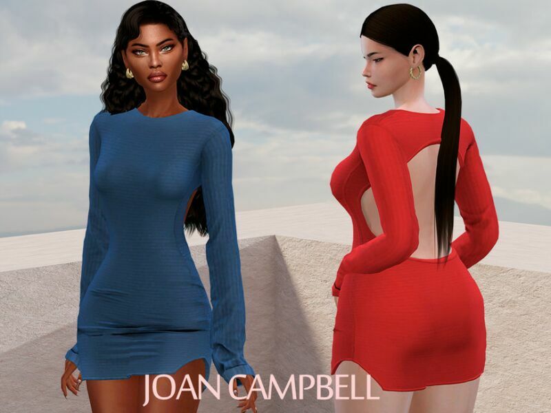 Samaria Dress 1 Samaria Dress Sims 4 CC