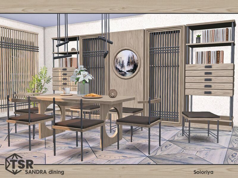 Sandra Dining By Soloriya 1 Sandra Dining By Soloriya Sims 4 CC