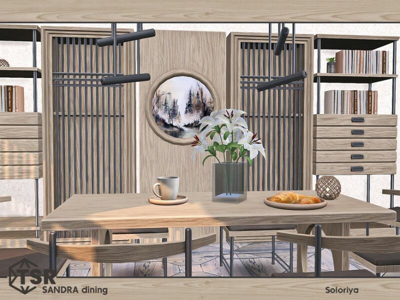 Sandra Dining By Soloriya 4 sims 4 cc sandra dining by soloriya 2