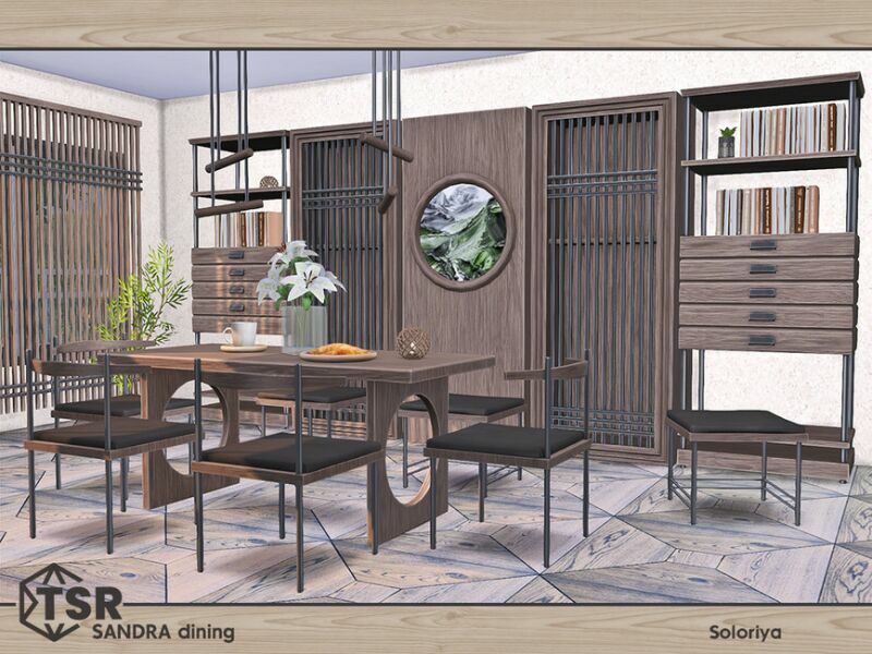 Sandra Dining By Soloriya 2 sims 4 cc sandra dining by soloriya 4
