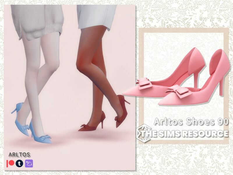 Scarpin Heels / 90 By Arltos 1 Scarpin Heels / 90 By Arltos Sims 4 CC