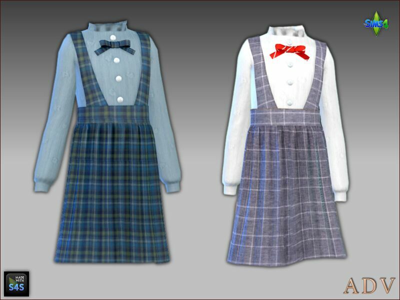 School Uniforms For Children 8 sims 4 cc school uniforms for children 3