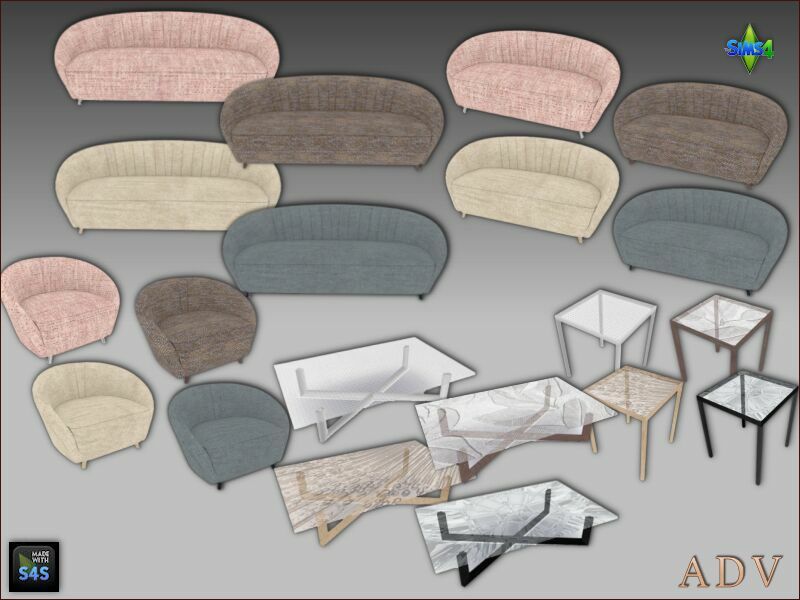 Seating Furniture And Tables 1 Seating Furniture And Tables Sims 4 CC