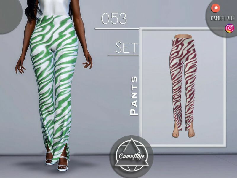 SET 053 – Pants By Camuflaje 1 SET 053 – Pants By Camuflaje Sims 4 CC