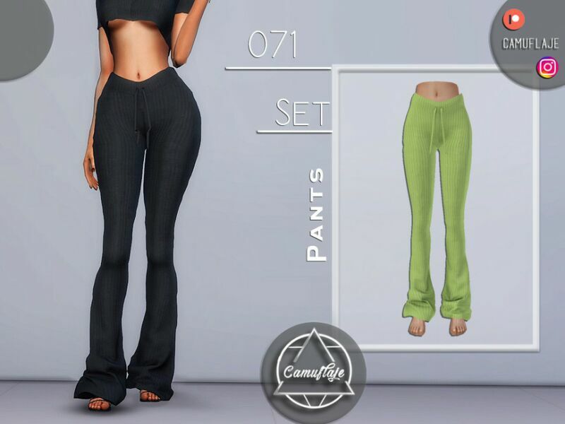 SET 071 – Pants By Camuflaje 1 SET 071 – Pants By Camuflaje Sims 4 CC