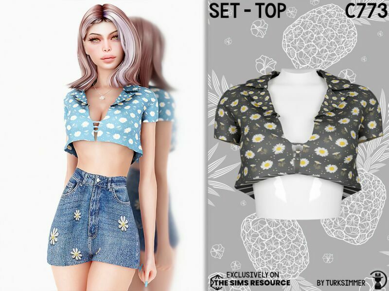 Set-Top C773 By Turksimmer 1 Set-Top C773 By Turksimmer Sims 4 CC