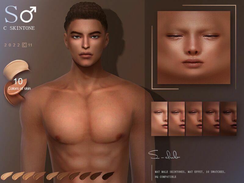 Shine Colorful Male Skintone By S-Club By S-Club 2 sims 4 cc shine colorful male skintone by s club by s club 2