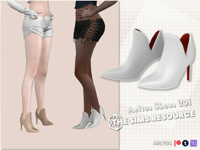 Simple Boots By Arltos 1 Simple Boots By Arltos Sims 4 CC