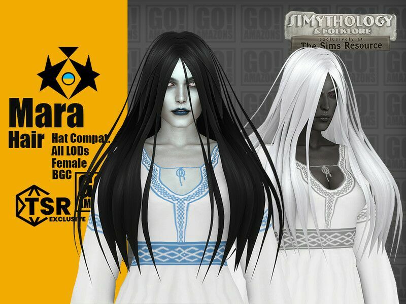 Simythology Mara Hair 1 Simythology Mara Hair Sims 4 CC