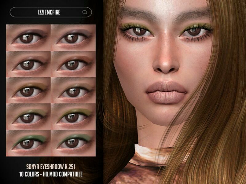 Sonya Eyeshadow N.251 By Izziemcfire 1 Sonya Eyeshadow N.251 By Izziemcfire Sims 4 CC