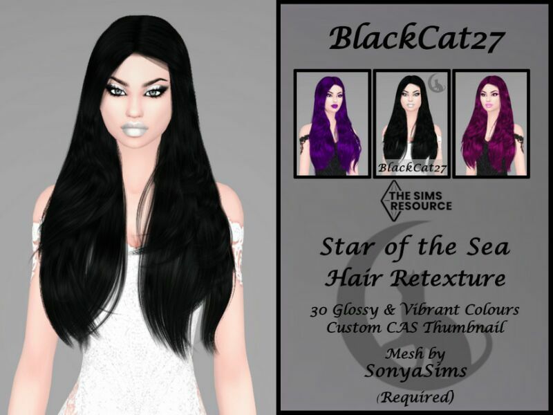 Sonyasims Star Of The SEA Hair Retexture (Mesh Needed) By Blackcat27 1 Sonyasims Star Of The SEA Hair Retexture (Mesh Needed) By Blackcat27 Sims 4 CC