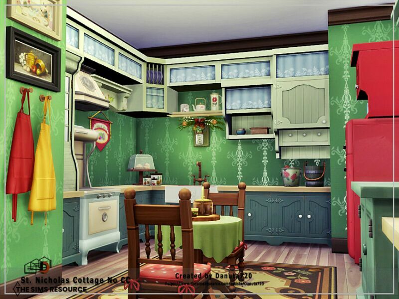 ST. Nicholas Cottage NO CC By Danuta720 6 sims 4 cc st nicholas cottage no cc by danuta720 3