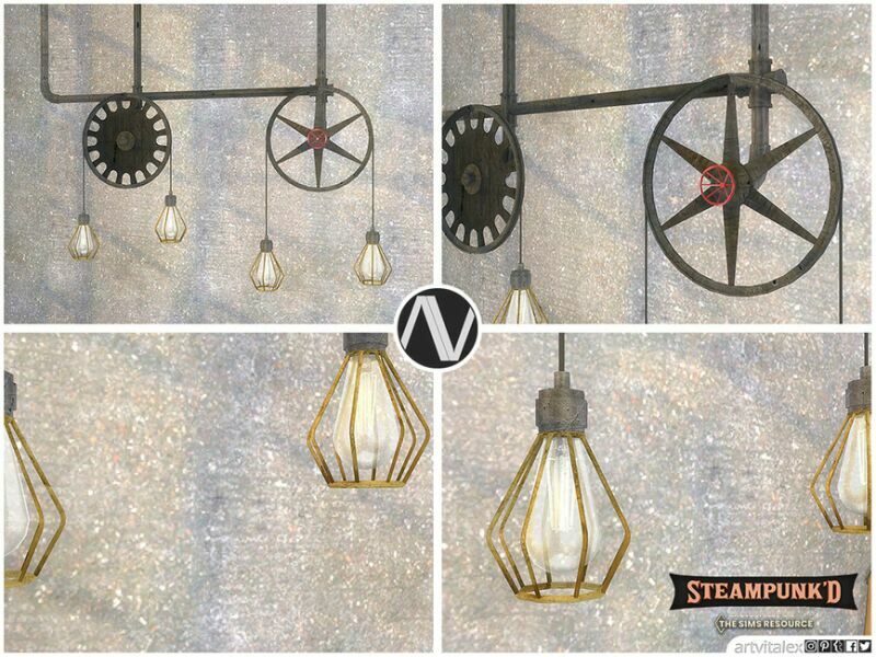 Steampunked | Charlotte Bathroom Extra By Artvitalex 2 sims 4 cc steampunked charlotte bathroom extra by artvitalex 4