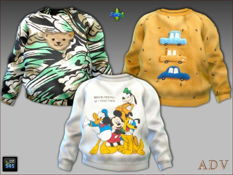 Sweatshirts Pants And Slippers For Toddlers 6 sims 4 cc sweatshirts pants and slippers for toddlers 5