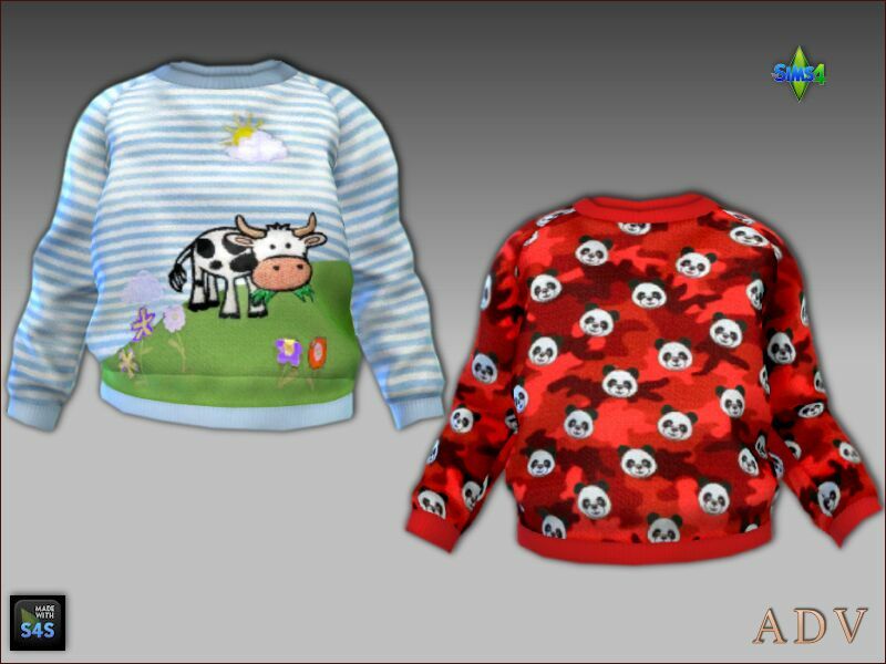 Sweatshirts Pants And Slippers For Toddlers 4 sims 4 cc sweatshirts pants and slippers for toddlers 6