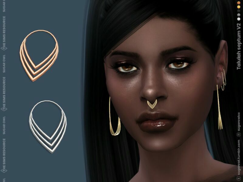 Talulah Septum V2 1 Talulah Septum V2 Sims 4 CC