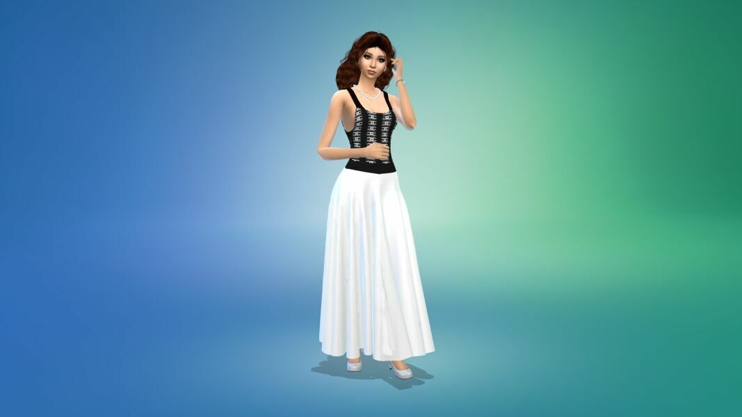 The Long Elegant Designers Party Dress By VTK 8 sims 4 cc the long elegant designers party dress by vtk 4