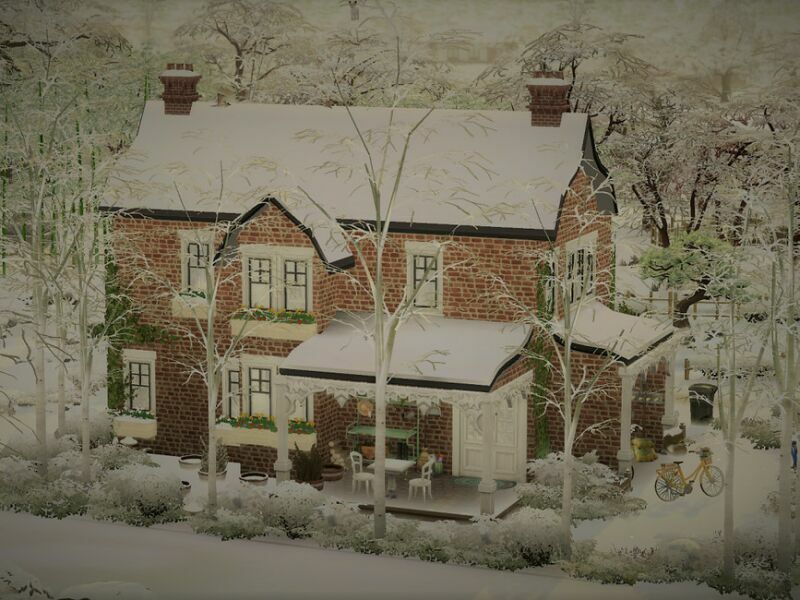 The White Cats Cottage NO CC By SGK45 7 sims 4 cc the white cats cottage no cc by sgk45 2